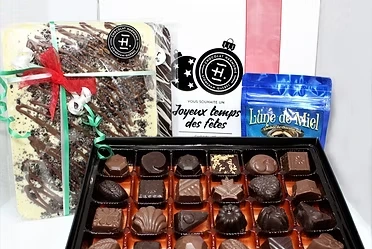 Coffret cadeau de chocolats des fetes Chocolat Harmonie